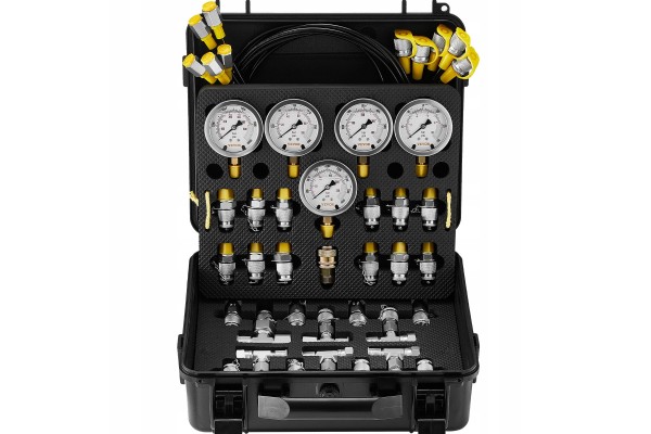 Pressure Test Kit 5 Pressure Gauges 13 Connectors 14 Tees