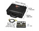 Pressure Test Kit 5 Pressure Gauges 13 Connectors 14 Tees Packaging status original