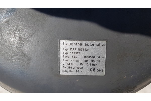 DOUBLE AIR CYLINDER TANK 34L DAF XF 105 85 CF EURO 5 1871131 Car type trucks