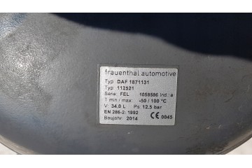 DOUBLE AIR CYLINDER TANK 34L DAF XF 105 85 CF EURO 5 1871131 Car type trucks