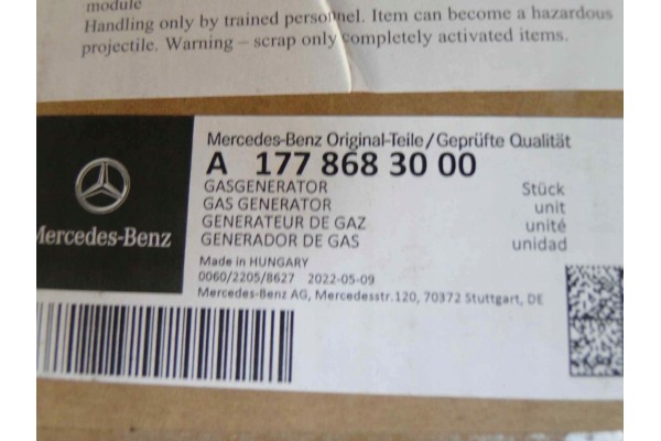 Cartucho de Presión de Gas Mercedes A W177 A1778683000