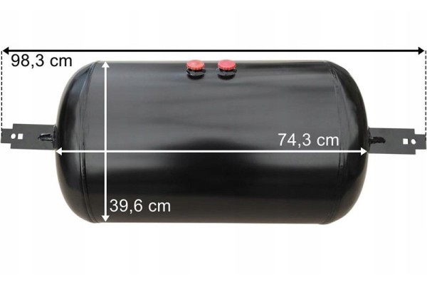 AIR TANK 80L 396X743 10 BAR SCHMITZ 1189863 Part manufacturer Lamiro