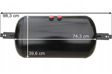 AIR TANK 80L 396X743 10 BAR SCHMITZ 1189863 Part manufacturer Lamiro