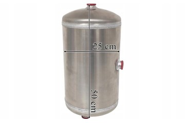 AIR TANK 20L 495X246 10 BAR ALUMINIUM Packaging status original
