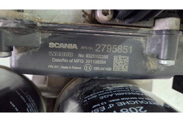dehumidifier aps apm valve module scania r 2795851 Quality of parts according to GVO O original with manufacturer s logo OE
