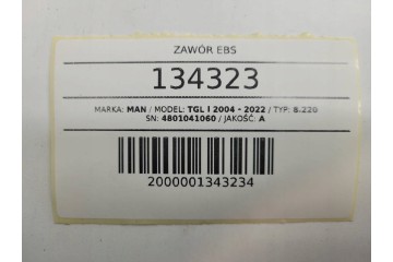 Válvula Modulatora de Freno EBS MAN TGL TGM 4801041060