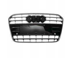AUDI A6 C7 GRILL DUMMY SILVER MIDDLE CHROME COMPLETE WITH CHR STRIP