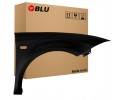 BLU Mudguard SEAT LEON II 2 1P1 LC9Z right black 05 12 front BlackMagic