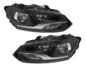SET OF HEADLIGHTS VW POLO 6R 2009 2017 H7 H7 WITH MOTORS