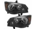 Headlight Lamp Europe Chrysler Town Country 08 Dodge Caravan Lift 11 set