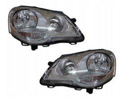 SET OF HEADLIGHTS VW POLO 9N H1 H7 2005 2009