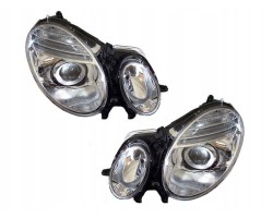 HEADLIGHTS MERCEDES W211 E KLASSE 2006 2009 XENON