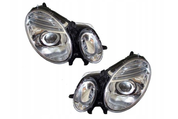 HEADLIGHTS MERCEDES W211 E KLASSE 2006 2009 XENON