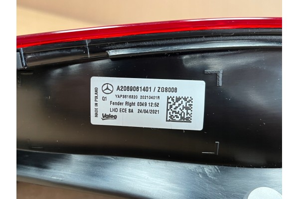 MERCEDES C CLASS ESTATE 2021 2024 W206 LAMPS REAR LED SET ORIGINAL Part manufacturer Mercedes Benz OE