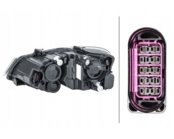 HEADLAMP LAMP RIGHT WITH MOTOR FOR ADJUSTMENT