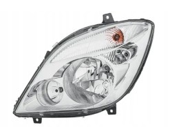 HEADLAMP LAMP LEFT WITH MOTOR FOR ADJUSTMENT