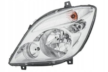 HEADLAMP LAMP LEFT WITH MOTOR FOR ADJUSTMENT