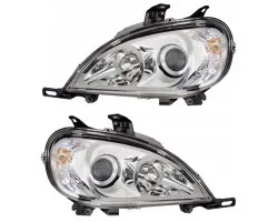 Faros delanteros halógenos TYC izquierdo y derecho para Mercedes ML W163