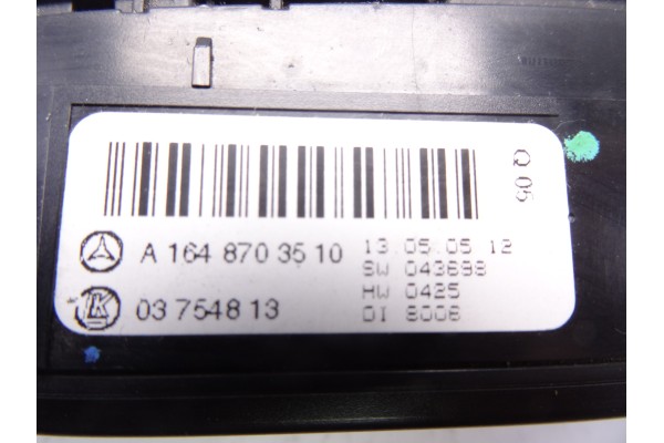 A1648703510 WARNING MERCEDES-BENZ CLASE ML (BM 164) 320 / 350 CDI (164.122) 2005 A1648703510 208652 MERCEDES-BENZ - 1