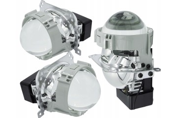 Soczewki Bi Led 2 5 12V OTTO Szare Uniwersalne Regeneracja Reflektorow Strona zabudowy lewe prawe