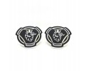 ILLUMINATED LOGOS BLACK LED NECK 24V SCANIA PAIR LOGO ON SCAN
