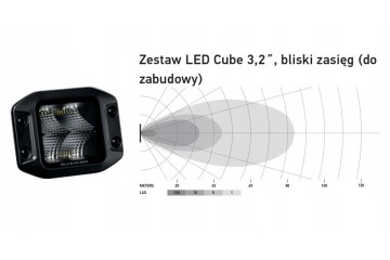 HELLA SET BLACK MAGIC CUBE 3 2 CLOSE RANGE BUILT IN 1FA358176831 Part manufacturer Hella