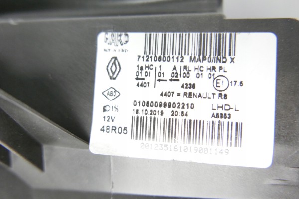 Magneti Marelli LPR692 Headlight RENAULT CLIO IV Height adjustment electric