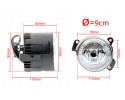 ROUND LED DRL HALOGEN LIGHTS FOR VW Crafter Voltage 12 V