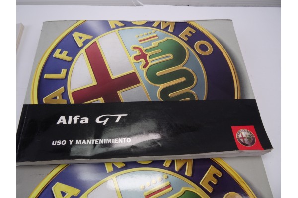 LIBRO MANUAL HERRAMIENTAS ALFA ROMEO GT (125) 2.0 JTS 16V Progression 2004 LIBRO MANUAL 209542 ALFA ROMEO - 1