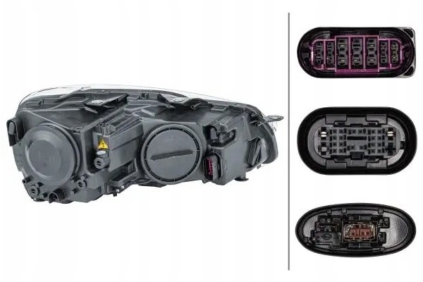 HEADLAMP LAMP 1ZS 009 902 511 HELLA Packaging status original