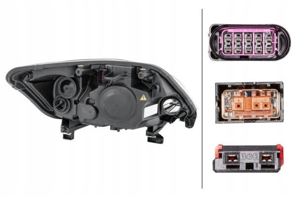 HEADLAMP LAMP 1EL 009 696 751 HELLA Packaging status original