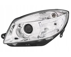 HEADLAMP LAMP LEFT WITH MOTOR FOR ADJUSTMENT