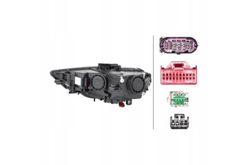 Right headlight HELLA 1EL 010 740 321 for AUDI A3 Sportback 8VA 8VF Catalog number of the original 8V0941044M 8V0941006C E1 3276