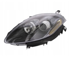 HEADLIGHT LEFT FIAT BRAVO 07 16 DARK GREY