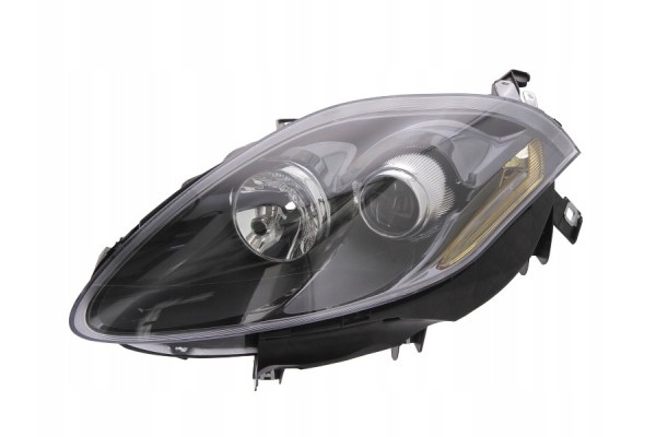 HEADLIGHT LEFT FIAT BRAVO 07 16 DARK GREY