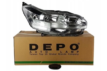 Headlight Depo 552 1128RMLD EM Quality of parts according to GVO Q original with factory logo OEM OES