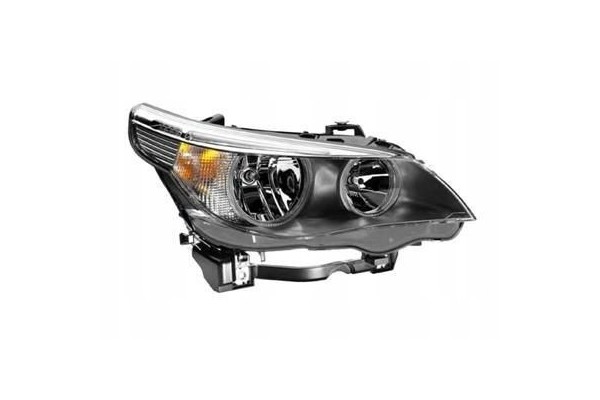 Headlight right VAN WEZEL 0655962 for BMW 5 Sedan E60 5 Touring E61