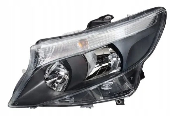 HEADLAMP LAMP LEFT WITH MOTOR FOR ADJUSTMENT