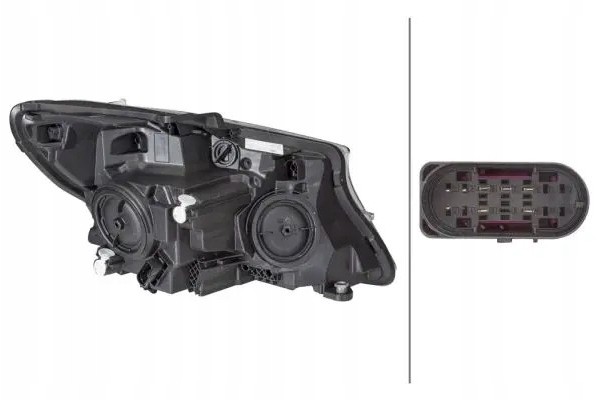 HEADLAMP LAMP LEFT WITH MOTOR FOR ADJUSTMENT Packaging status original