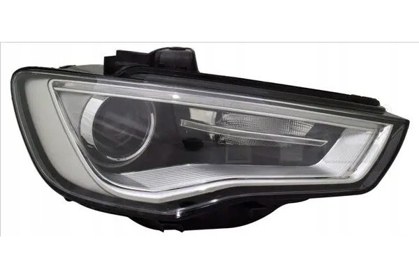 HEADLAMP LAMP RIGHT WITH ELECTRIC MOTOR