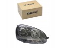 Headlight RIGHT VW GOLF V 5 2003 2009 DEPO D2S Height adjustment electric