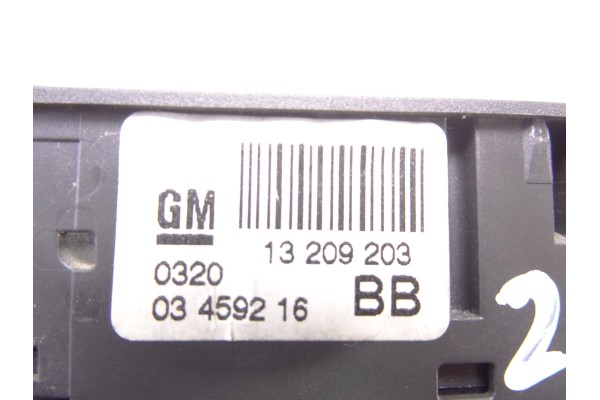 13209203 MANDO ELEVALUNAS DELANTERO IZQUIERDO OPEL ZAFIRA B Cosmo 2005 13209203 211052 OPEL - 2