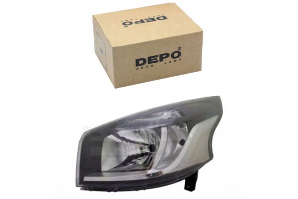 Renault Trafic 2014 Headlight Left Depo Type of low beam headlights traditional halogen