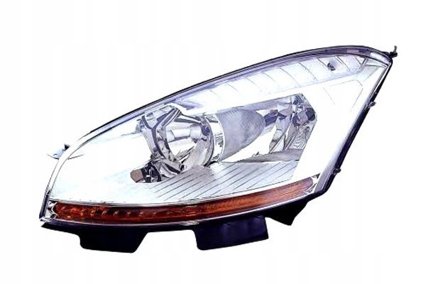 HEADLAMP H1 H7 ELECTRIC WITH MOTOR COLOUR INSERT