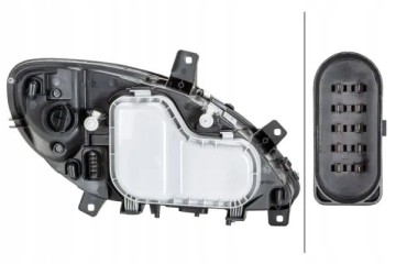 HEADLAMP LAMP LEFT WITH MOTOR FOR ADJUSTMENT Packaging status original