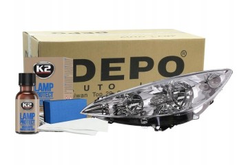 HEADLIGHT PEUGEOT 308 07 08