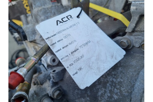 Motor Nissan Almera N16 1.5 16V Documentado 72 Mil QG15 QG15DE