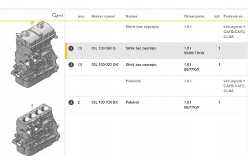 Engine Seat Ibiza VW Golf VI 1 6 TDI CAY CAYB CAYC Injection Pump In Car Car type cargo vans passenger cars