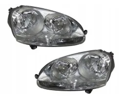 FRONT HEADLIGHTS VW GOLF V JETTA 2003 2010