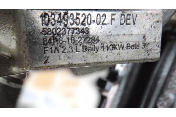Engine Iveco Daily 2 3 160HP EURO6 F1AGL411W Catalog number of the original F1AGL411W E007